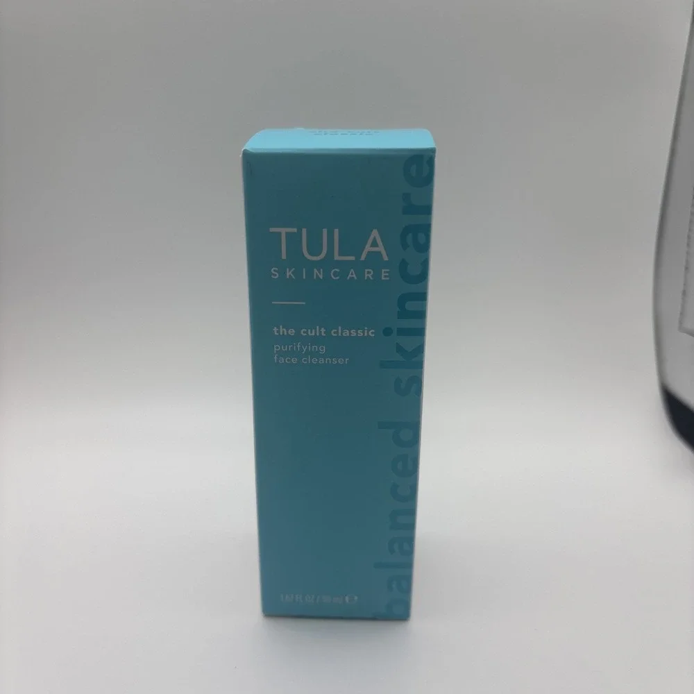 TULA The Cult Classic Purifying Face Cleanser 1.67oz Large Mini Size -New in Box